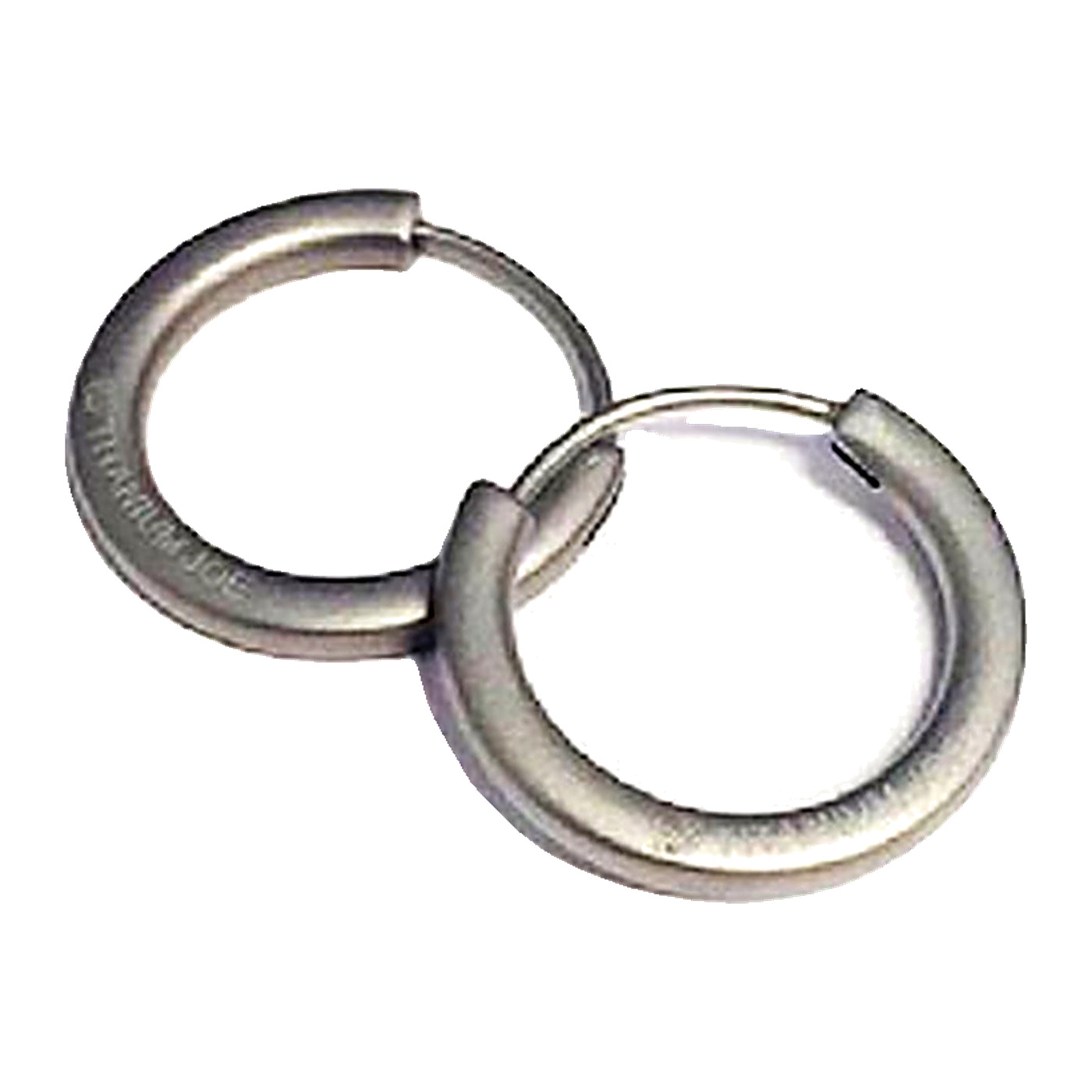 Pure titanium earrings from Titanium Joe